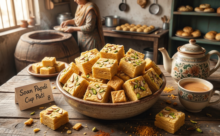 Soan Papdi cup pati