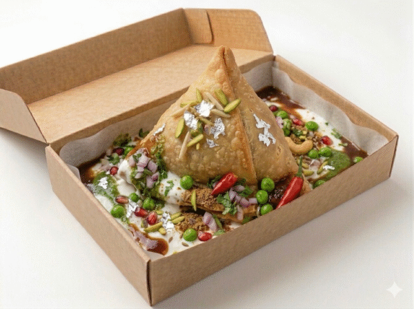 Single Samosa Chat