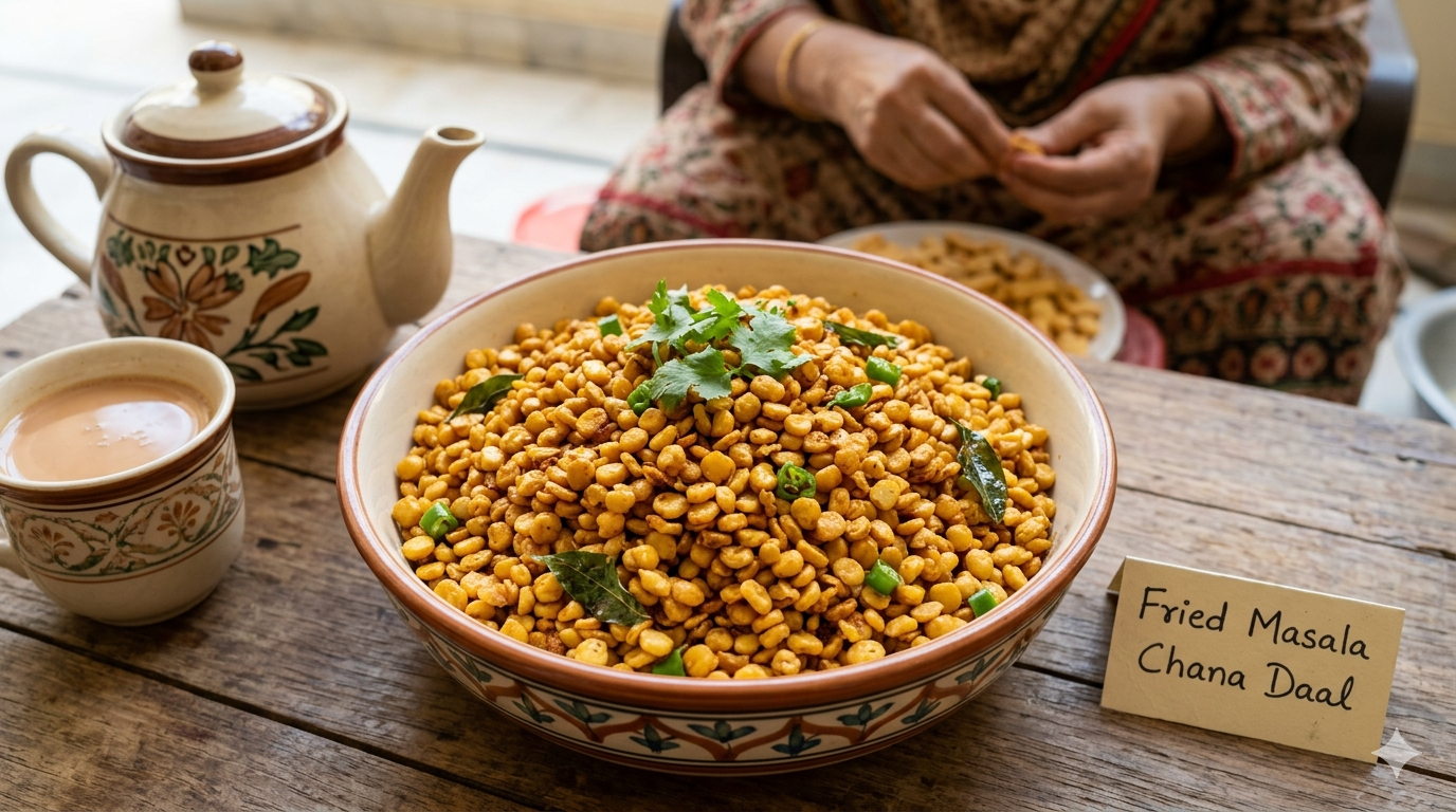 Fried Masala Chana Daal