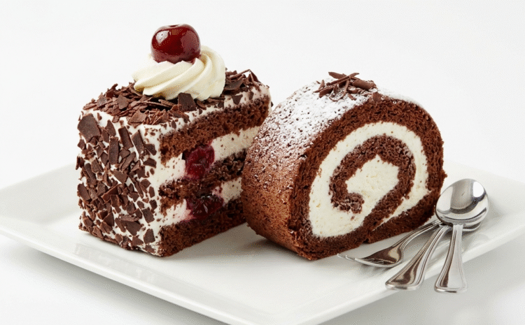 Black Forest Pastry + Swiss Roll